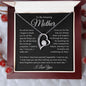 To My Amazing Mother, I Love You Forever Love Necklace