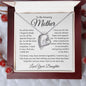 To My Amazing Mother Forever Love Necklace
