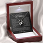 To My Amazing Mother, I Love You Forever Love Necklace