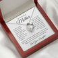 To My Amazing Mother Forever Love Necklace