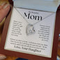 My Beautiful Mom, In My Heart Forever Love Necklace
