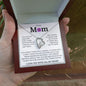 To My Mom, Life Doesn't Come With A Manual Forever Love Necklace