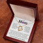 To My Mom, Life Doesn't Come With A Manual Forever Love Necklace
