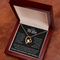 To My Wife Heart Is Full Forever Love Necklace