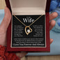To My Wife Heart Is Full Forever Love Necklace