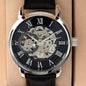 To My Husband Men's Open Work Watch