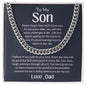 To My Son, Love Dad