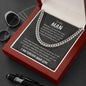 To My Man Cuban Link Chain