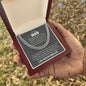 To My Man Cuban Link Chain