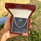 To My Man Cuban Link Chain