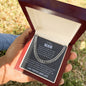 To My Man Cuban Link Chain