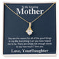 To My Amazing Mother You Are The Reason Alluring Beauty Necklace