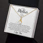 To My Mother Wedding Day Alluring Beauty Necklace