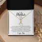 To My Mother Wedding Day Alluring Beauty Necklace