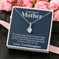 To My Amazing Mother You Are The Reason Alluring Beauty Necklace