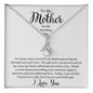 To My Mother Wedding Day Alluring Beauty Necklace