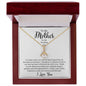 To My Mother Wedding Day Alluring Beauty Necklace