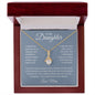 To My Daughter Alluring Beauty Necklace