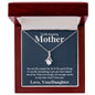 To My Amazing Mother You Are The Reason Alluring Beauty Necklace