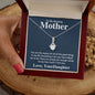 To My Amazing Mother You Are The Reason Alluring Beauty Necklace