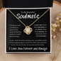 To My Beautiful Soulmate Love Knot Necklace