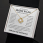 Mother In Law, Mother Of The Groom Love Knot Necklace