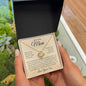 My Loving Mom, Always Keep You In My Heart, Love Your Son Love Knot Necklace