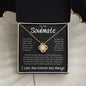 To My Soulmate Took My Breath Away, Love Knot Necklace