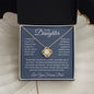 To My Daughter Love You Forever, Love Knot Necklace