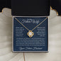 To My Future Wife, Journey Together Love Knot Necklace