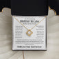 Mother In Law, Mother Of The Groom Love Knot Necklace