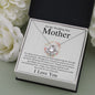 On My Wedding Day Mother I Love You Love Knot Necklace