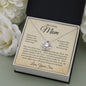 My Loving Mom, Always Keep You In My Heart, Love Your Son Love Knot Necklace
