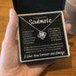 To My Beautiful Soulmate Love Knot Necklace