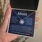 To My Loving Mom Love Knot Necklace