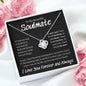 To My Beautiful Soulmate Love Knot Necklace