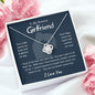 To My Amazing Girlfriend Love Knot Necklace