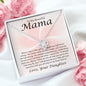 To My Beautiful Mama Time May Fly Love Knot Necklace