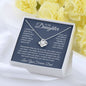 To My Daughter Love You Forever, Love Knot Necklace