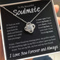 To My Beautiful Soulmate Love Knot Necklace