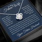 To My Future Wife, Journey Together Love Knot Necklace