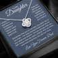 To My Daughter Love You Forever, Love Knot Necklace