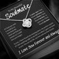 To My Beautiful Soulmate Love Knot Necklace