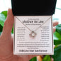 Mother In Law, Mother Of The Groom Love Knot Necklace