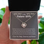 To My Future Wife Love Knot Necklace
