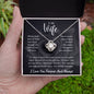 To My Wife Love Knot Necklace