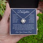 To My Daughter Love You Forever, Love Knot Necklace