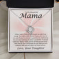 To My Beautiful Mama Time May Fly Love Knot Necklace