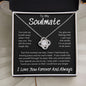 To My Soulmate Took My Breath Away, Love Knot Necklace