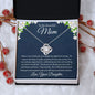 To My Beautiful Mom, From Daughter Love Knot Necklace